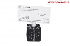 Card holder globulet negru